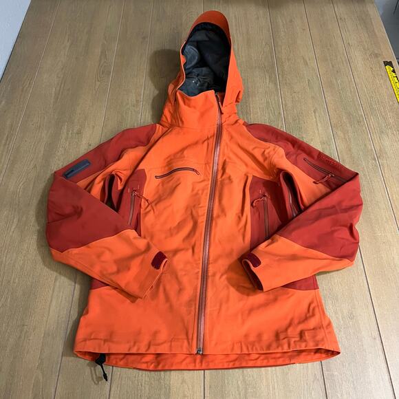 Arc’teryx Women’s M Ski Shell Jacket RECCO Avalanche Orange Hooded Snow - Picture 10 of 16